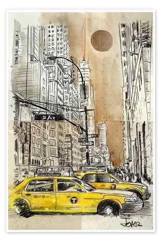 Bosquejo de 5th Avenue de Loui Jover