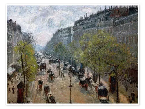 Boulevard Montmartre, Spring de Camille Pissarro akg-images