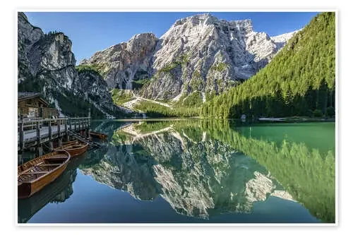Braies Lake, South Tyrol, Italy de Achim Thomae