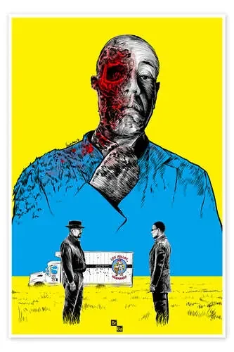Breaking Bad Gus Fring death whit blood de Paola Morpheus