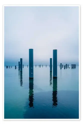 Breakwater in the sea de Philipp Dietrich