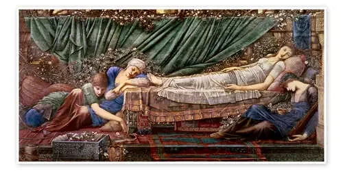 Briar Rose – The Rose Bower de Edward Burne-Jones Bridgeman Images