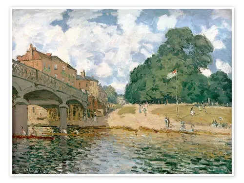 Bridge near Hampton Court de Alfred Sisley akg-images