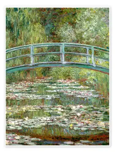 Bridge Over a Pond of Water Lilies de Claude Monet Master Collection