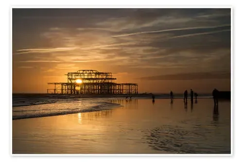 Brighton West Pier Sunset de Simon West