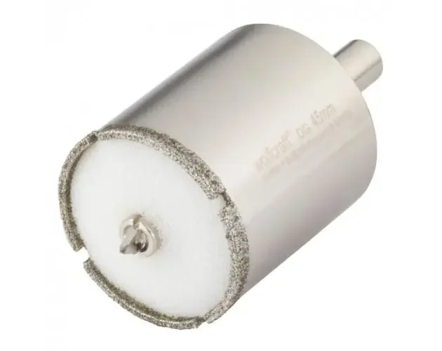 Broca diamantada para baldosas p45, diam.45 mm wolfcraft | Brico Depôt Certificato