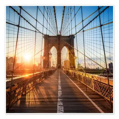 Brooklyn Bridge in New York City de Jan Christopher Becke