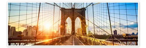 Brooklyn Bridge in New York City, USA de Jan Christopher Becke