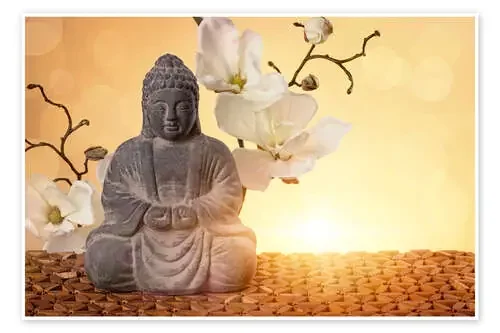 Buda meditando I de Elena Schweitzer