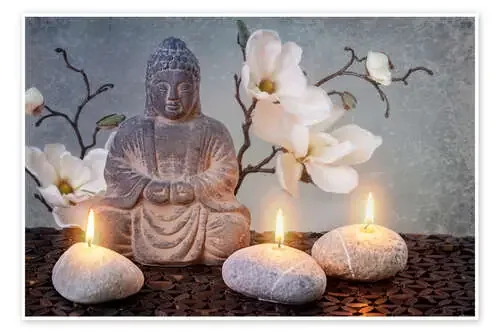 Buda meditando III de Elena Schweitzer