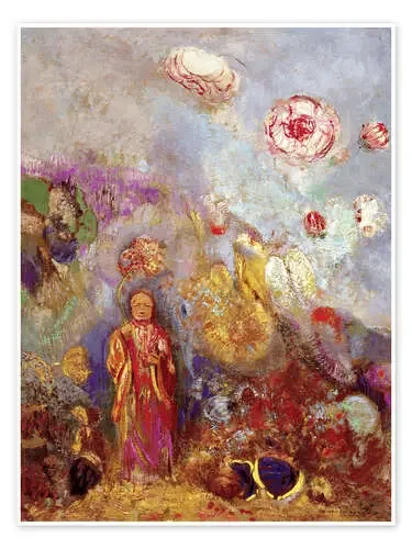 Buda y flores de Odilon Redon akg-images
