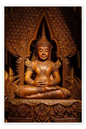 Buddha carved wood Editors Choice