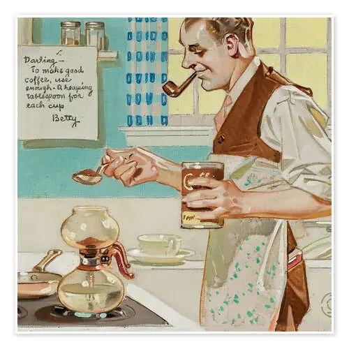Buen café (inglés) de Joseph Christian Leyendecker Master Collection