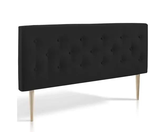 Cabecero tapizado oslo 150×100 cm, antracita, 8 cm de profundidad | Brico Depôt Fatto A Mano