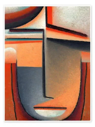 Cabeza abstracta, tragedia de Alexej von Jawlensky Master Collection