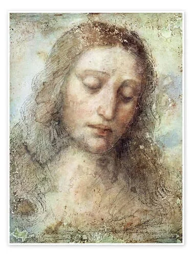 Cabeza de Cristo de Leonardo da Vinci Master Collection