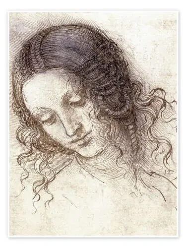 Cabeza de Leda de Leonardo da Vinci Master Collection