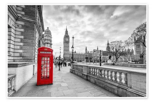 Cabina telefónica roja, Londres de euregiophoto