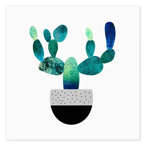 Cactus azul de Elisabeth Fredriksson
