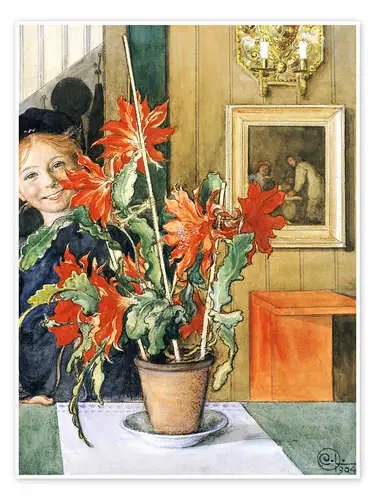 Cactus de Brita de Carl Larsson Bridgeman Images