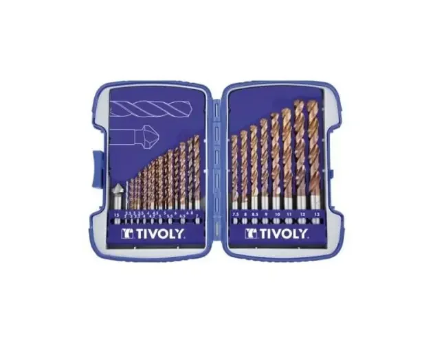 Caja de brocas – tivoly – furius 25 fusio – acero – diámetros 2 a 9 mm y av | Brico Depôt In Voga