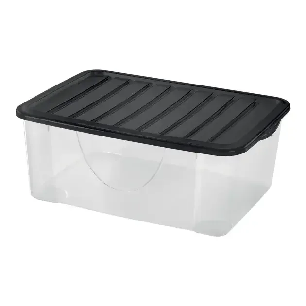 Caja de plástico con tapa 9 l 36 x 23,4 x 14,5 cm | Brico Depôt Saldi