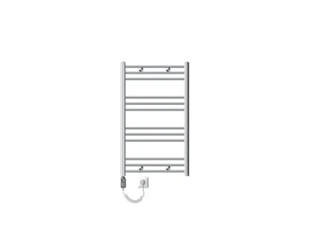 Calentador eléctrico de baño sahara 600×800 mm cromado | Brico Depôt Sconto
