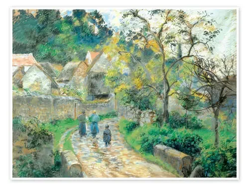Calle en Camille de Camille Pissarro Master Collection