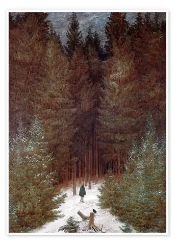 Camino en el bosque de Caspar David Friedrich akg-images