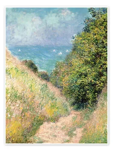 Camino en Pourville de Claude Monet ARTOTHEK