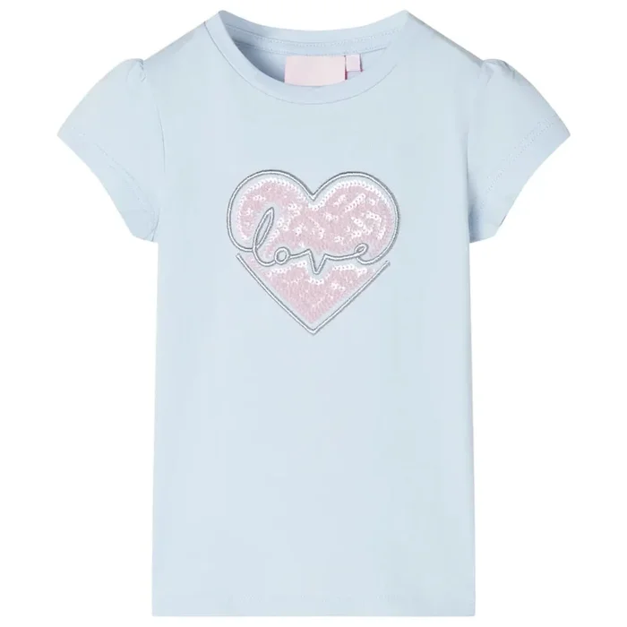 Camiseta infantil azul claro 116 (4)