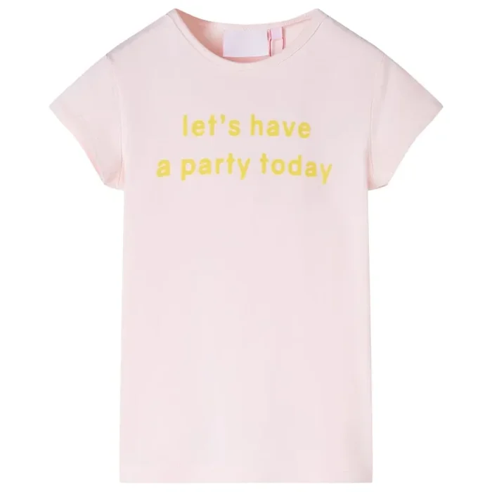 Camiseta infantil rosa suave 92 (2)