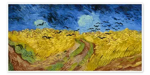 Campo de trigo con cuervos de Vincent van Gogh Master Collection