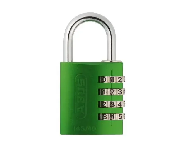 Candado combinado 145-40mm verde | Brico Depôt Promozione