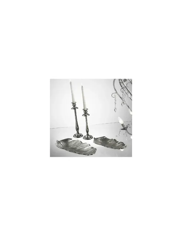 Candelabro de Aluminio Envejecido