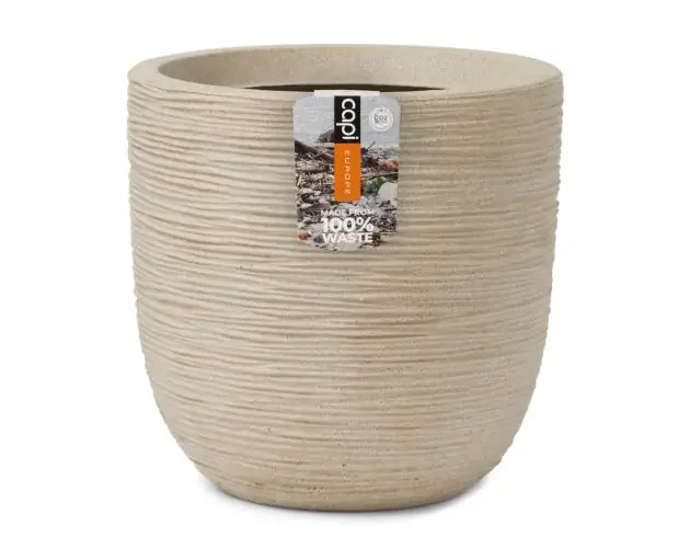 Capi macetero waste rib beige terrazo 43×41 cm | Brico Depôt Più Venduto