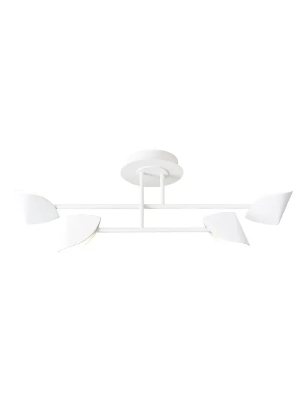Capuccina Plafón Blanco 4 Luces Mantra