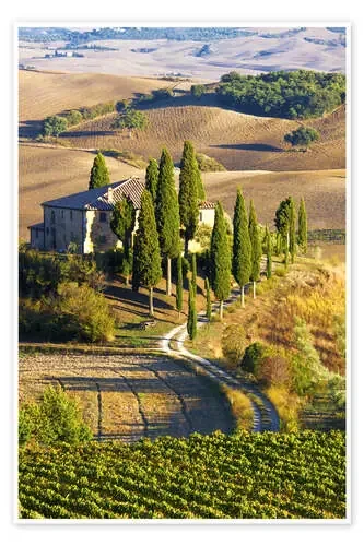Casa Belvedere en San Quirico de Terry Eggers Danita Delimont