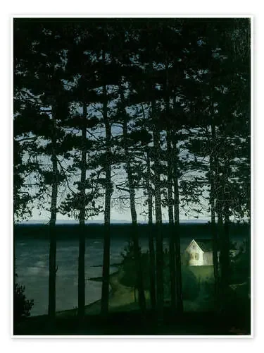 Casa del pescador de Harald Oscar Sohlberg Bridgeman Images
