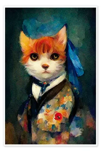 Cat with Clothes de Winnie Møller