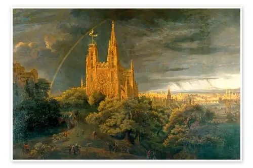 Cathedral (river town) de Karl Friedrich Schinkel ARTOTHEK
