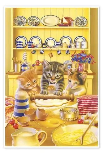 Cats cooking cake de Gareth Williams MGL Licensing