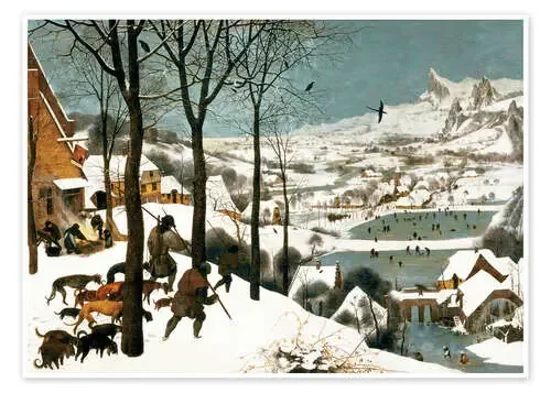 Cazadores en la nieve de Pieter Brueghel d.Ä. Master Collection