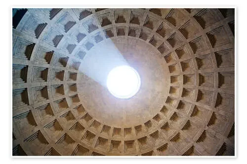 Ceiling of the Pantheon temple, Rome de Matteo Colombo