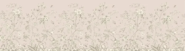 cenefa autoadhesiva diseño floral beige de Sanders & Sanders – 601313