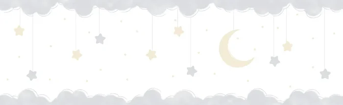 cenefa autoadhesiva pequeñas estrellas gris y blanco de Sanders & Sanders – 640604