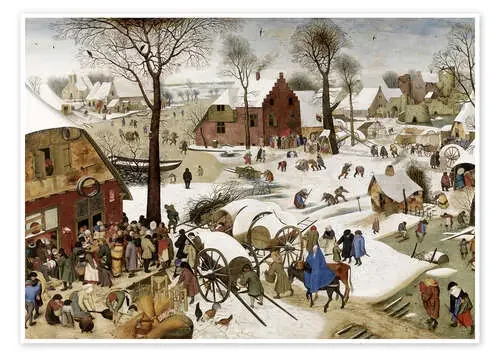 Censo en Belén de Pieter Brueghel d.Ä. Master Collection