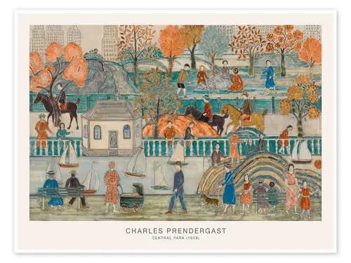 Central Park, 1939 de Charles Prendergast Exhibition Posters