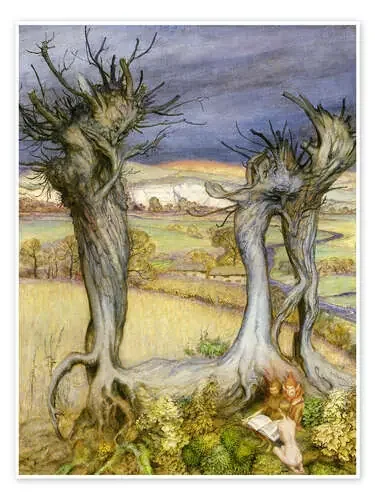 Cerca de Amberley de Arthur Rackham Bridgeman Images
