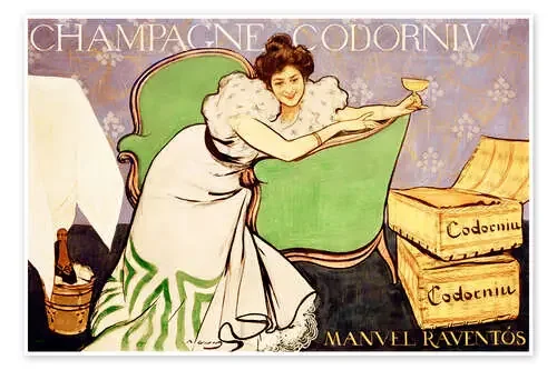 Champagne Codorníu de Ramon Casas i Carbó akg-images